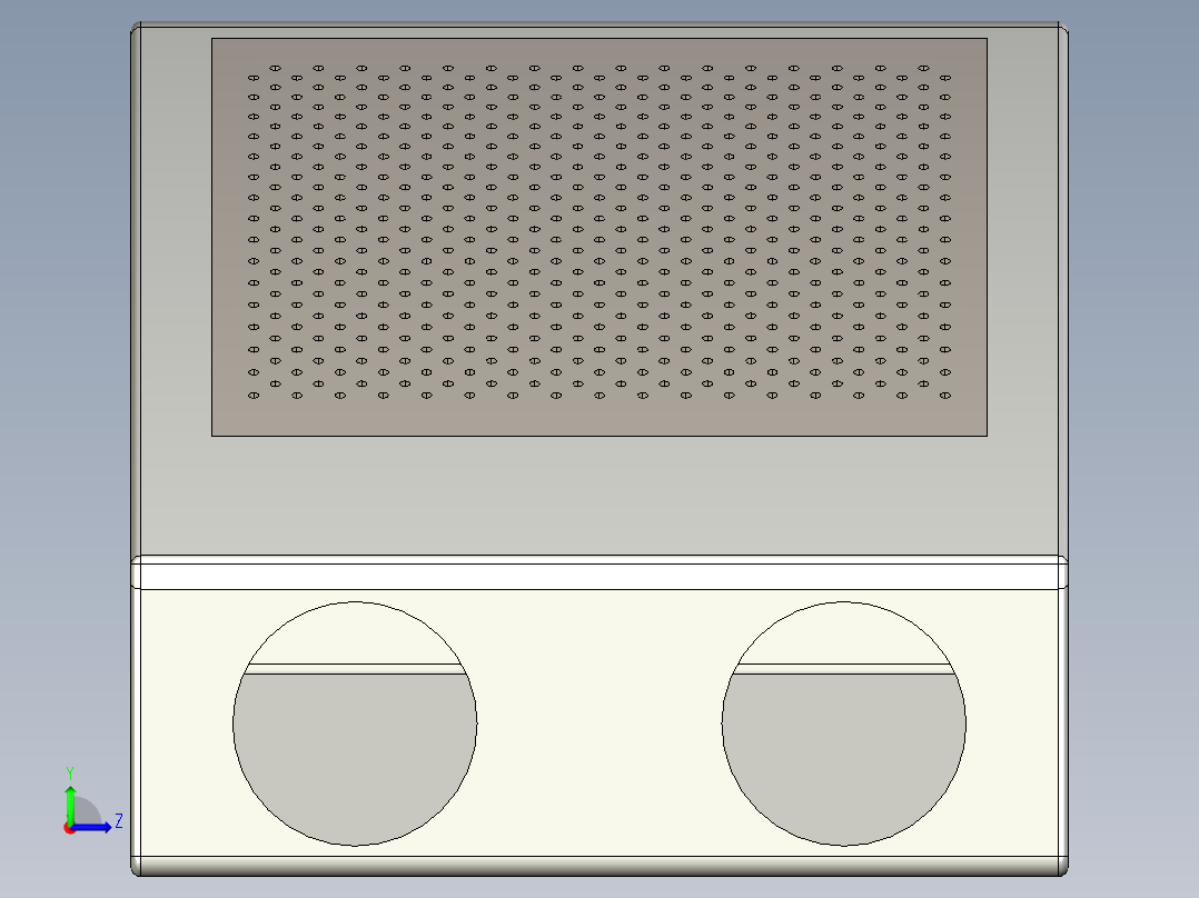 钣金盒子左视图