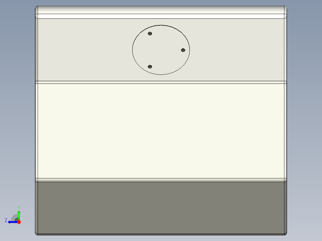 钣金盒子右视图