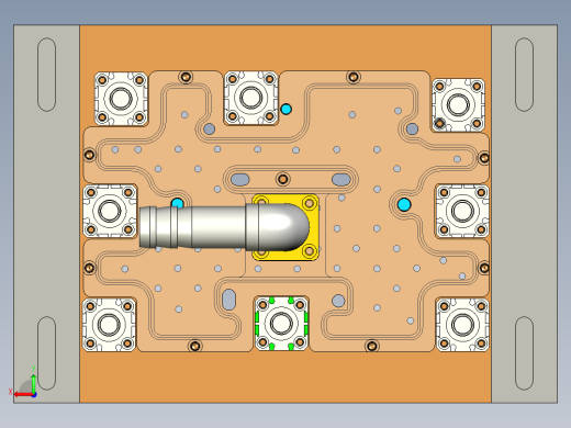 MACH-C笔记本CNC工装夹具三维模型-CNC3-铣外观面-200825后视缩略图