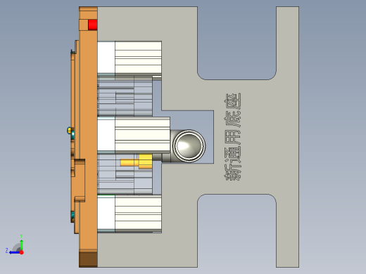 MACH-C笔记本CNC工装夹具三维模型-CNC3-铣外观面-200825右视缩略图