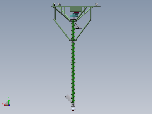 建筑用垂直运输机的设计后视缩略图