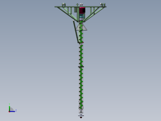 建筑用垂直运输机的设计左视缩略图