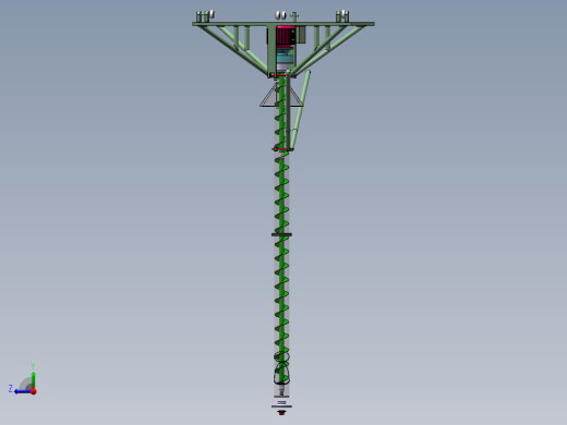建筑用垂直运输机的设计右视缩略图