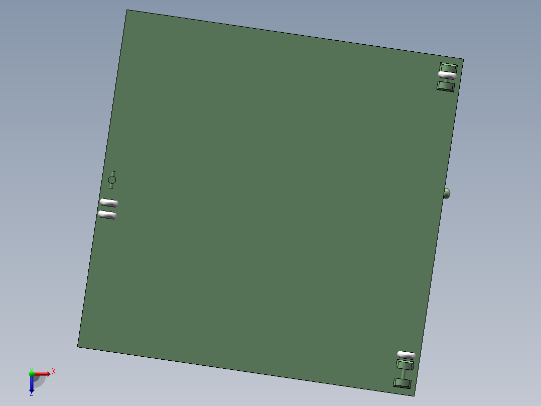 建筑用垂直运输机的设计俯视图