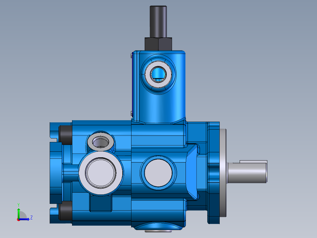 Continental Hydraulics-256664液压元件左视图