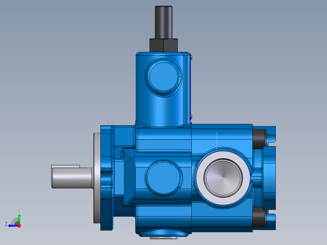 Continental Hydraulics-256664液压元件右视图
