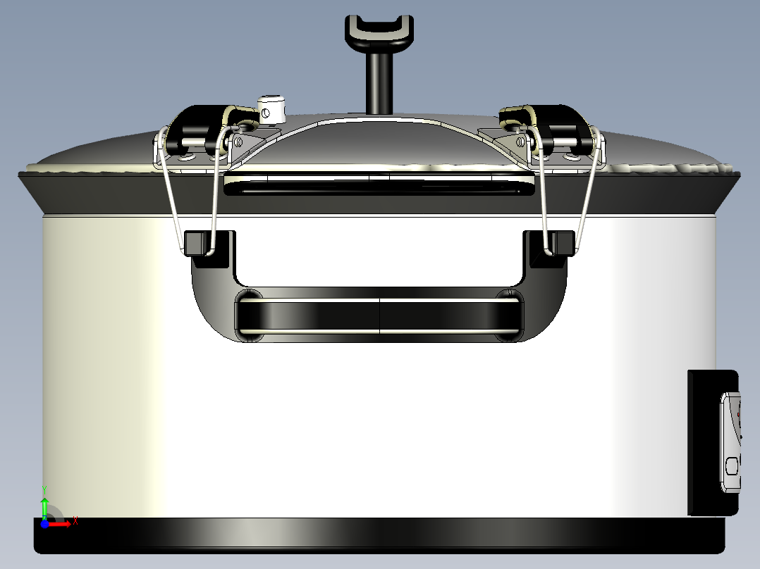 压力锅（高压锅）前视图