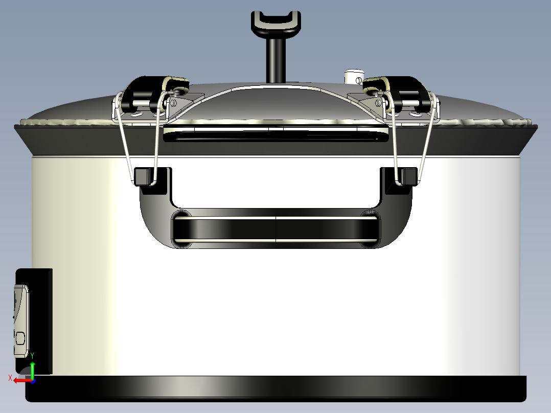 压力锅（高压锅）后视图