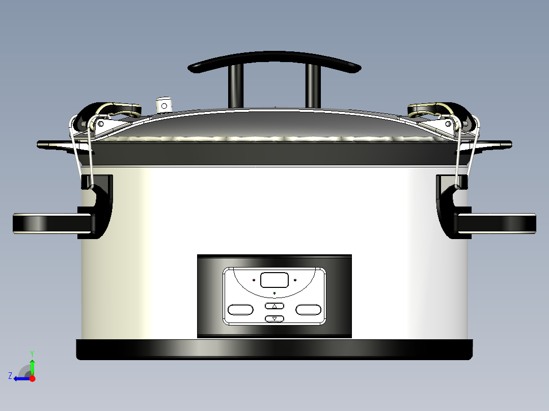 压力锅（高压锅）右视图