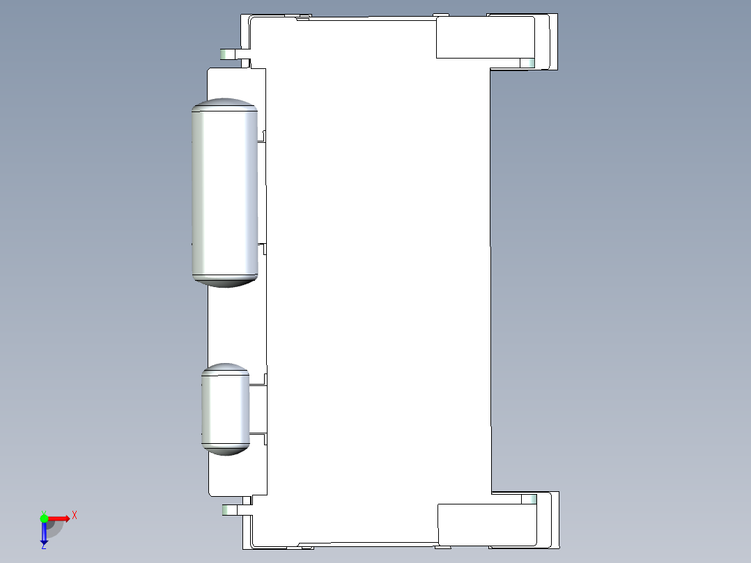 液压冲床俯视图