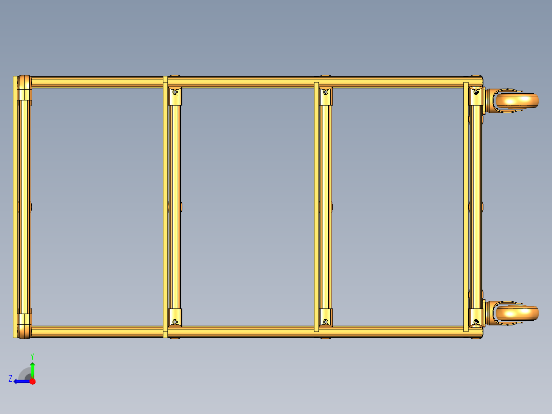 三代推车右视图