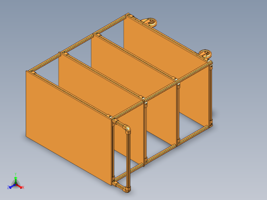 三代推车正等轴测缩略图