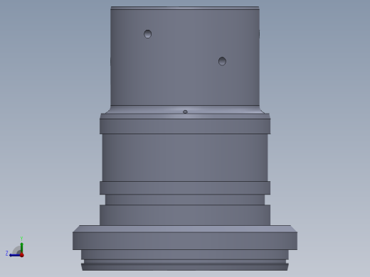 缸杆尺寸 80mm 的液压压盖右视缩略图