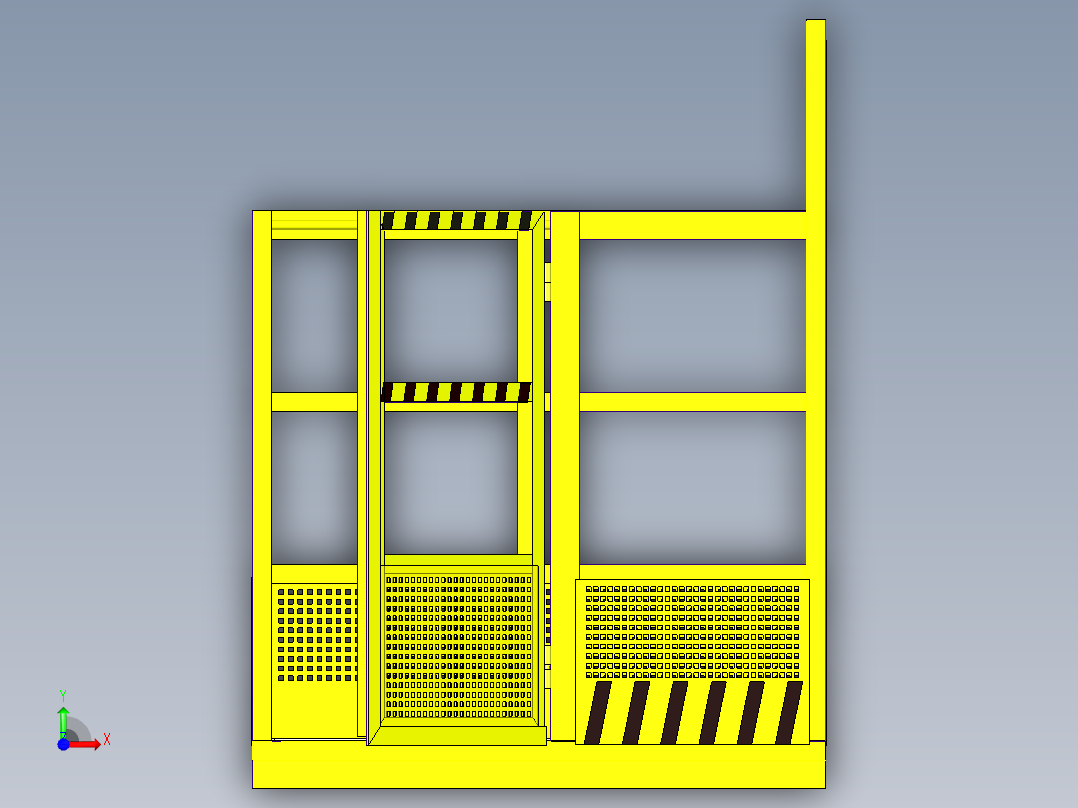 A2004642-叉车安全笼前视图