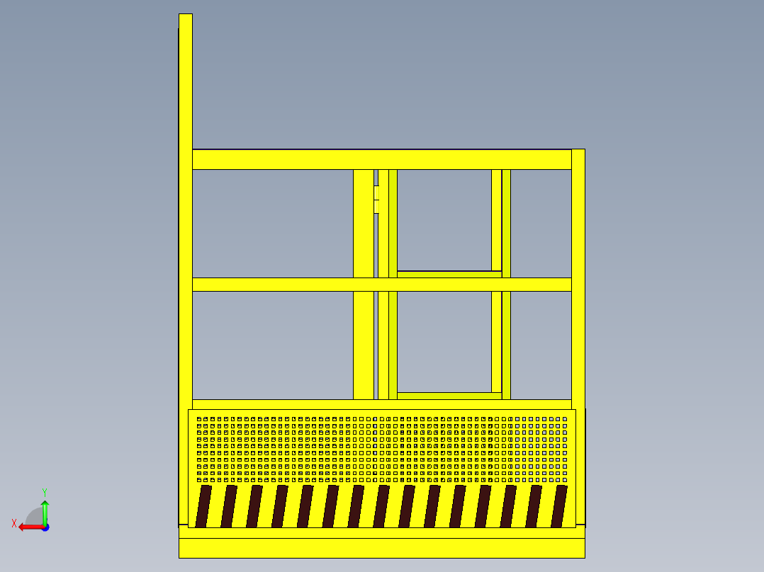 A2004642-叉车安全笼后视图
