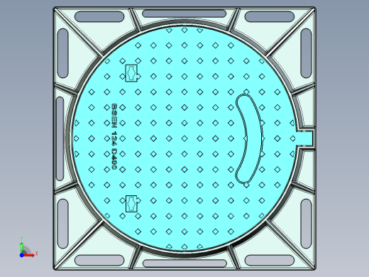 人孔manhole-cover-7 1 X_T前视缩略图
