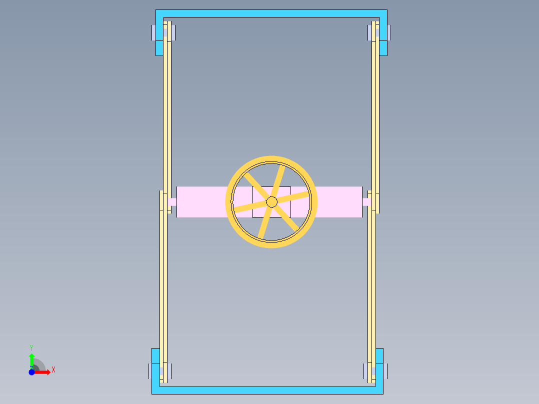 剪叉式升降机 、升降机(82)前视图
