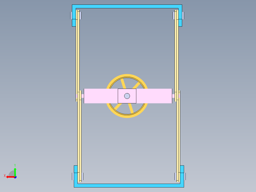 剪叉式升降机 、升降机(82)后视图