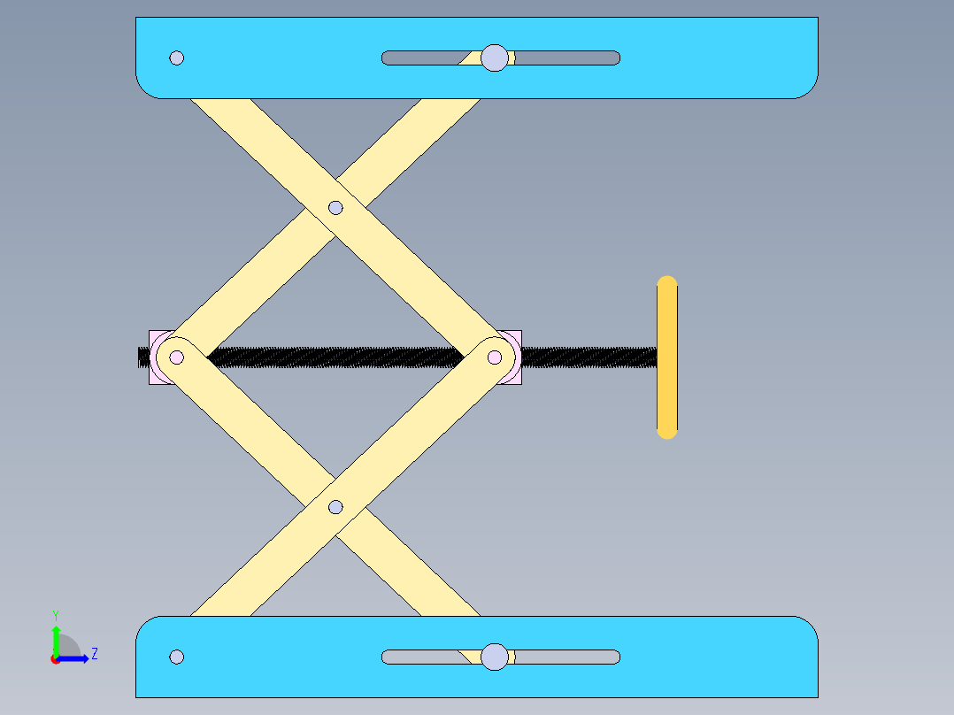 剪叉式升降机 、升降机(82)左视图