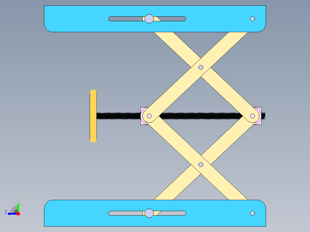 剪叉式升降机 、升降机(82)右视图