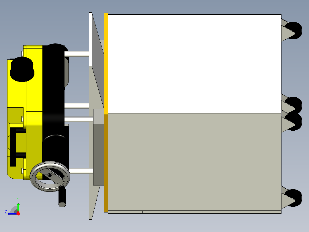 B2004514-12英寸木工刨床右视图