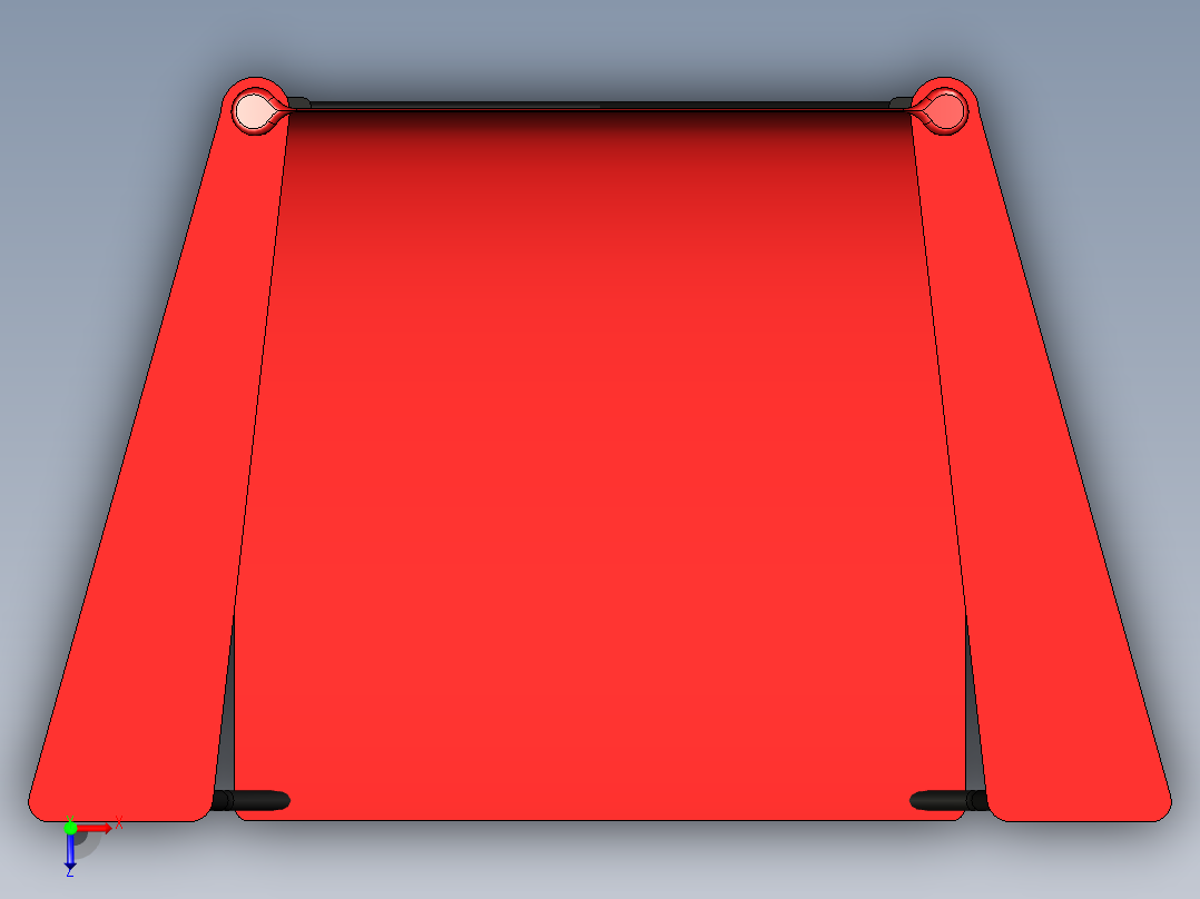 折叠露营椅俯视图