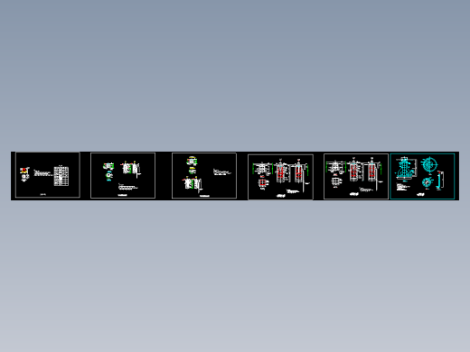 不同杆高的常用路灯基础设计方案示意图