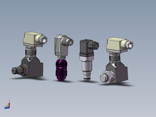 4款VR_LZ_CN_DB液压阀模型