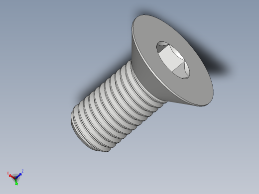 6 x10mm毫米平头螺钉