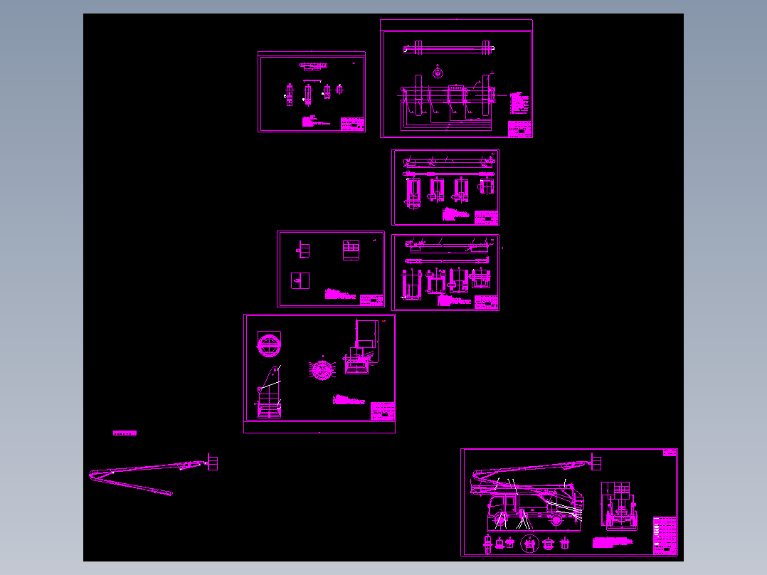CLGC0174 江铃15米三节臂高空作业车改装设计（举升、吊斗部分）