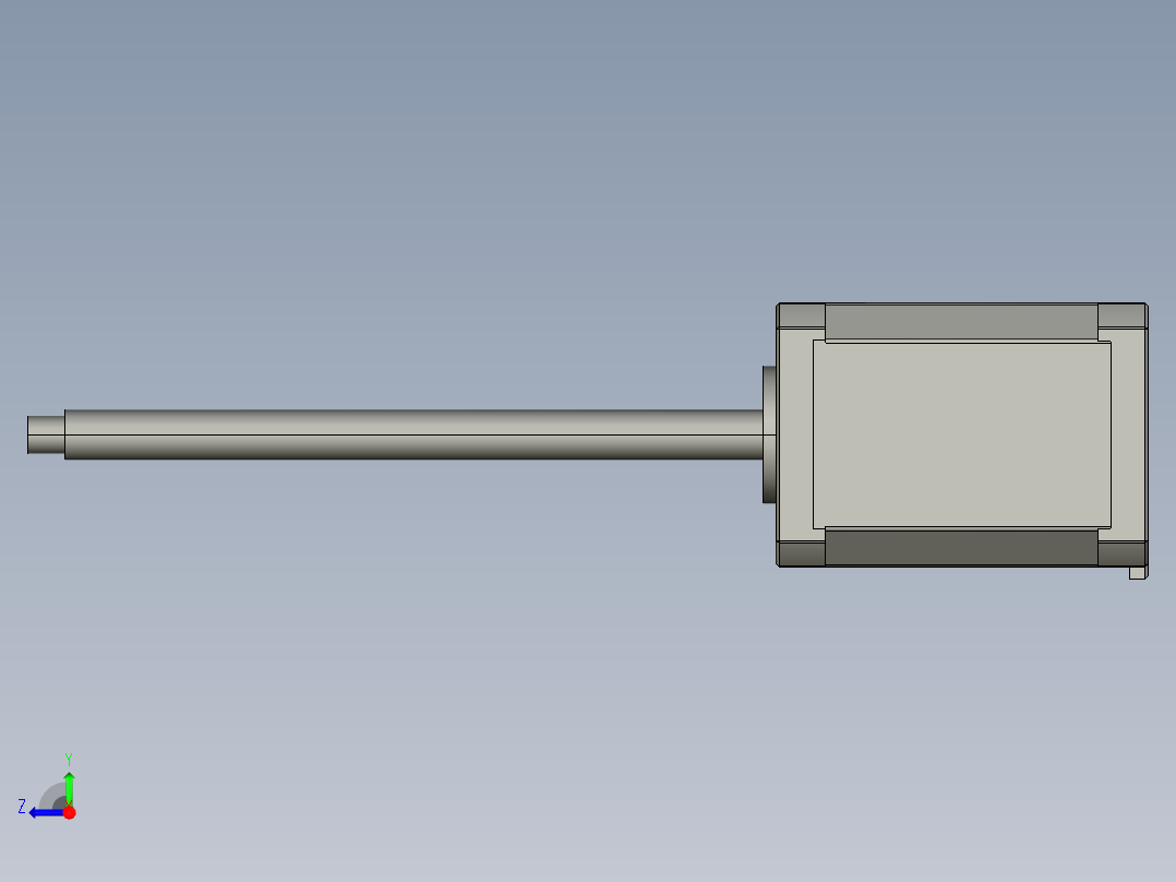 42系列步进电机42SE7014-007右视图