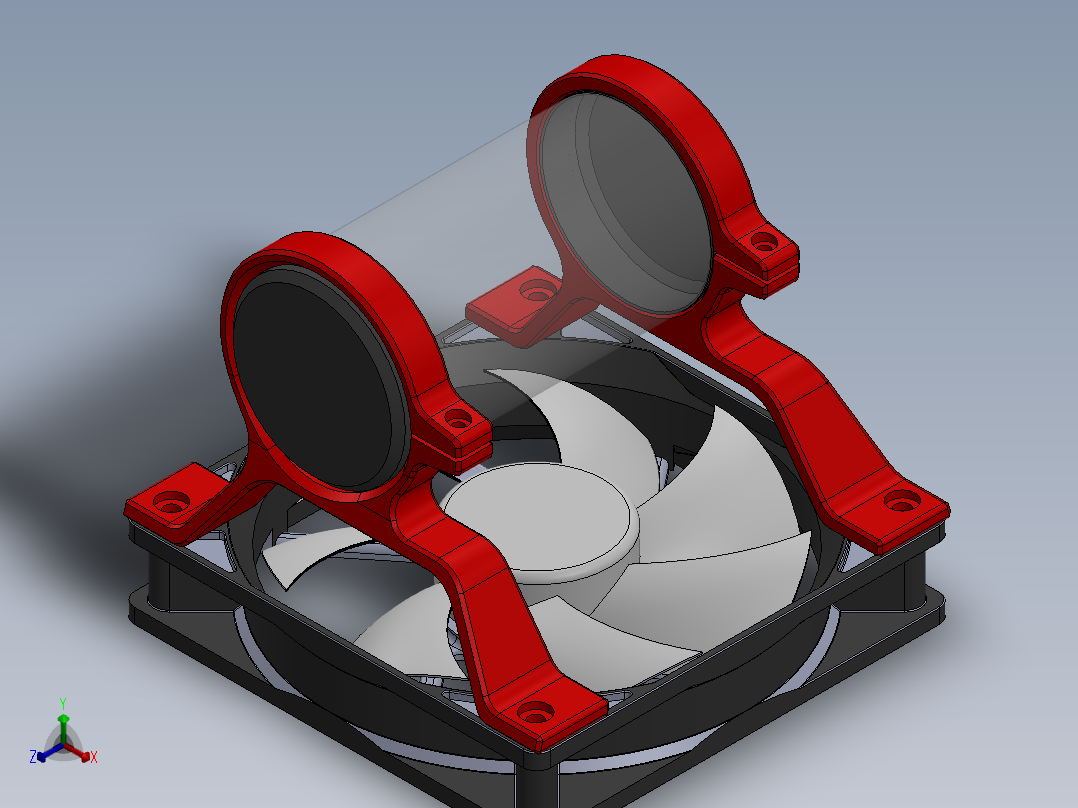 120mm风扇11上50mm储液器的支架