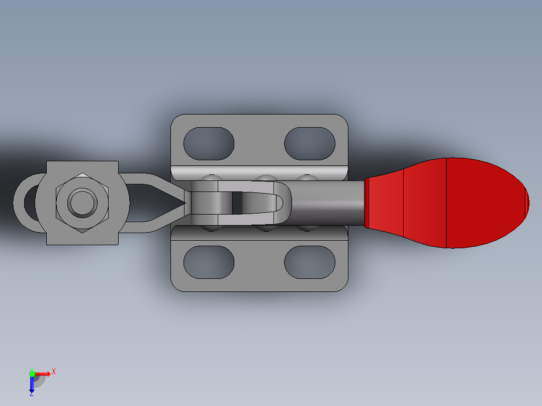 快速夹钳MC01-2俯视图