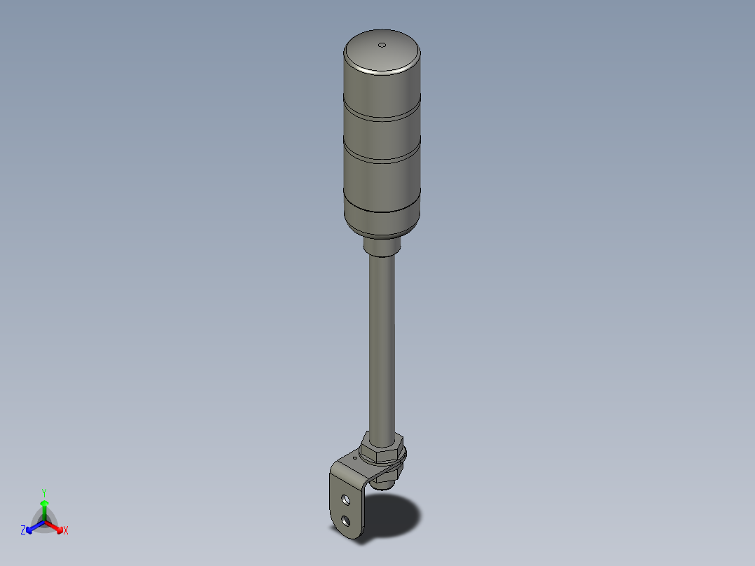 xvgb3s三色灯正等轴测图