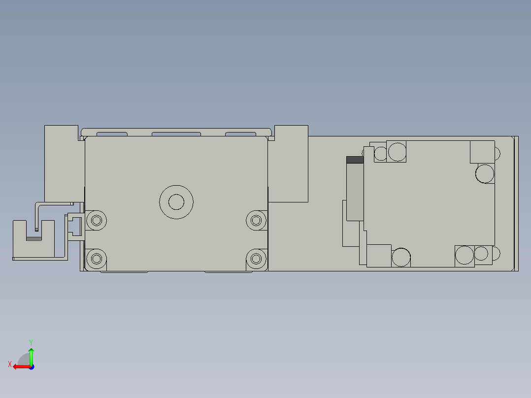 模组DKK-60-S150-1P-LM-M100W-S3德川技研后视图