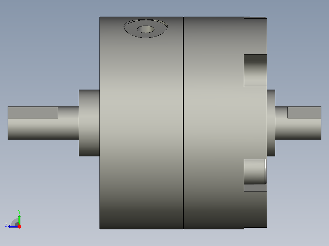 RTM3090(0)回转气缸-180度右视图