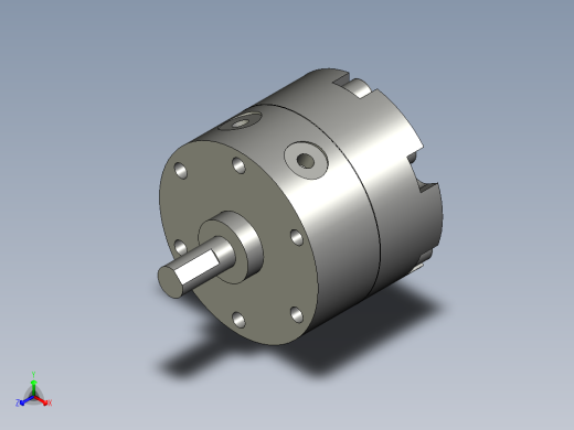 RTM3090(0)回转气缸-180度正等轴测缩略图