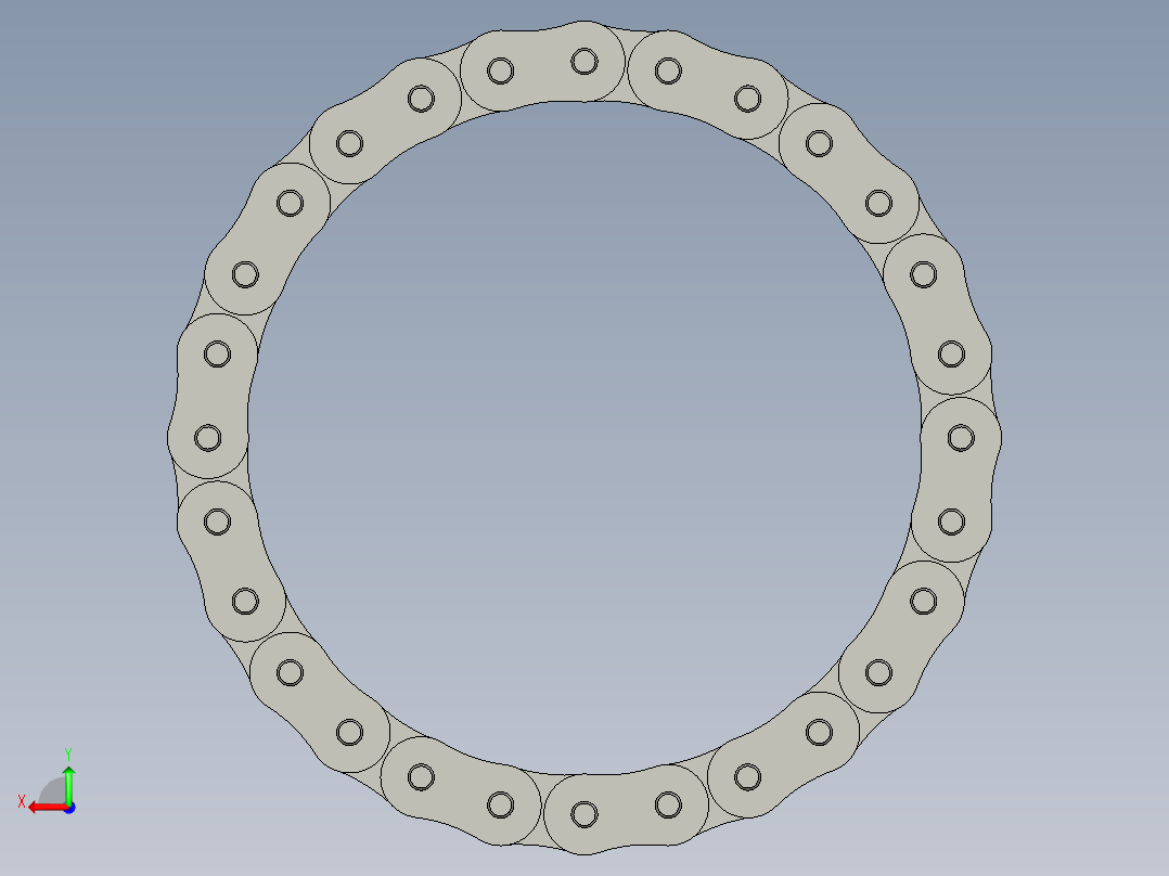 双排链条12A-28节后视图