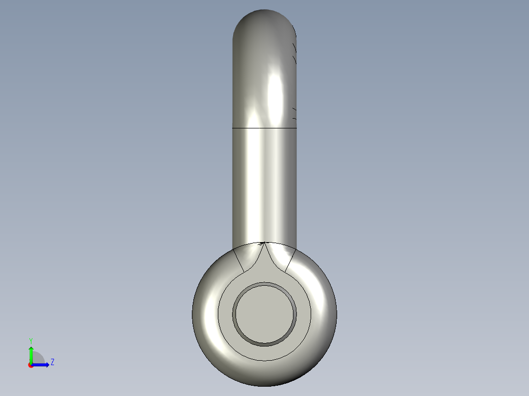 链条端扣左视图