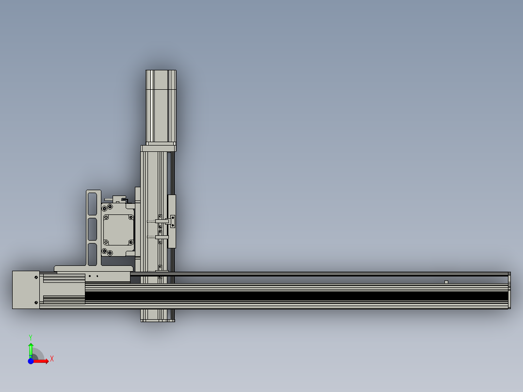 三轴悬臂八十TL135-S700XTL106X320XTL68-S100前视图