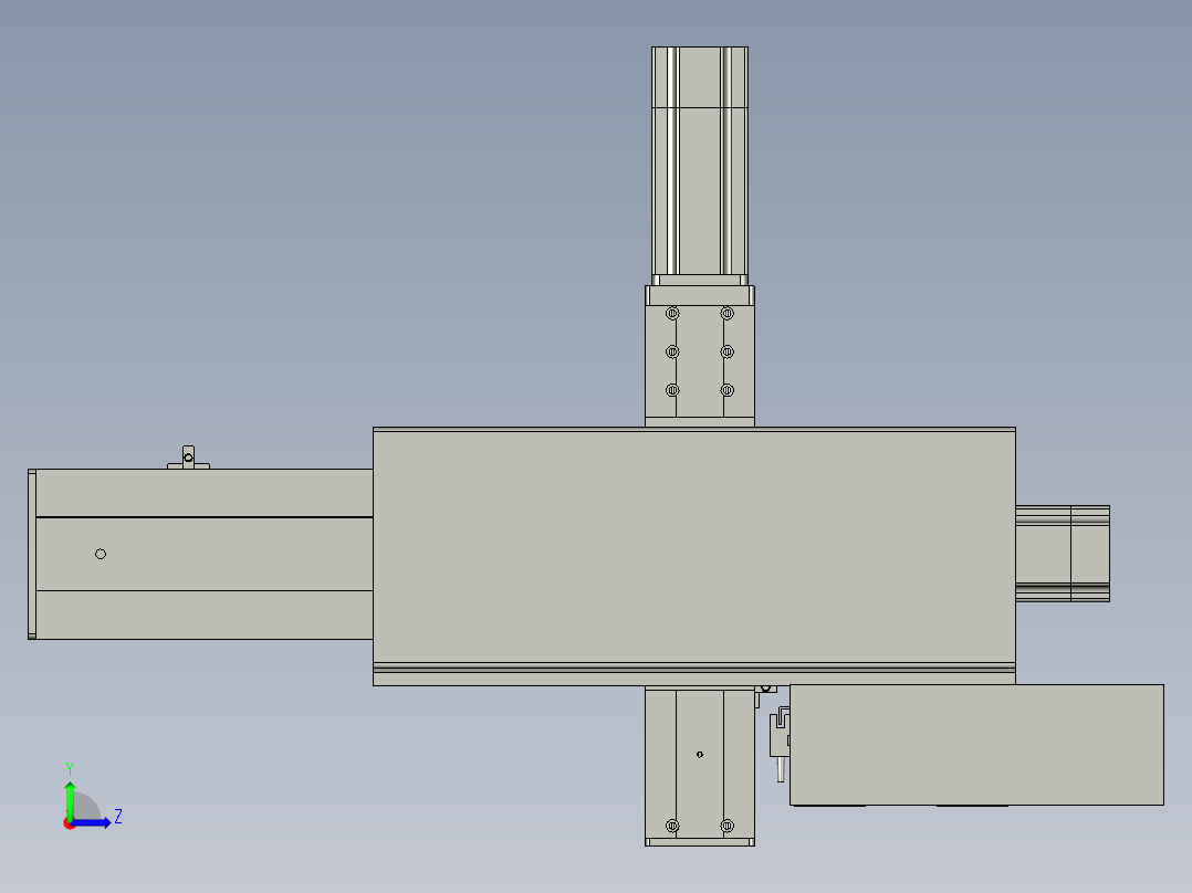 三轴悬臂八十TL135-S700XTL106X320XTL68-S100左视图