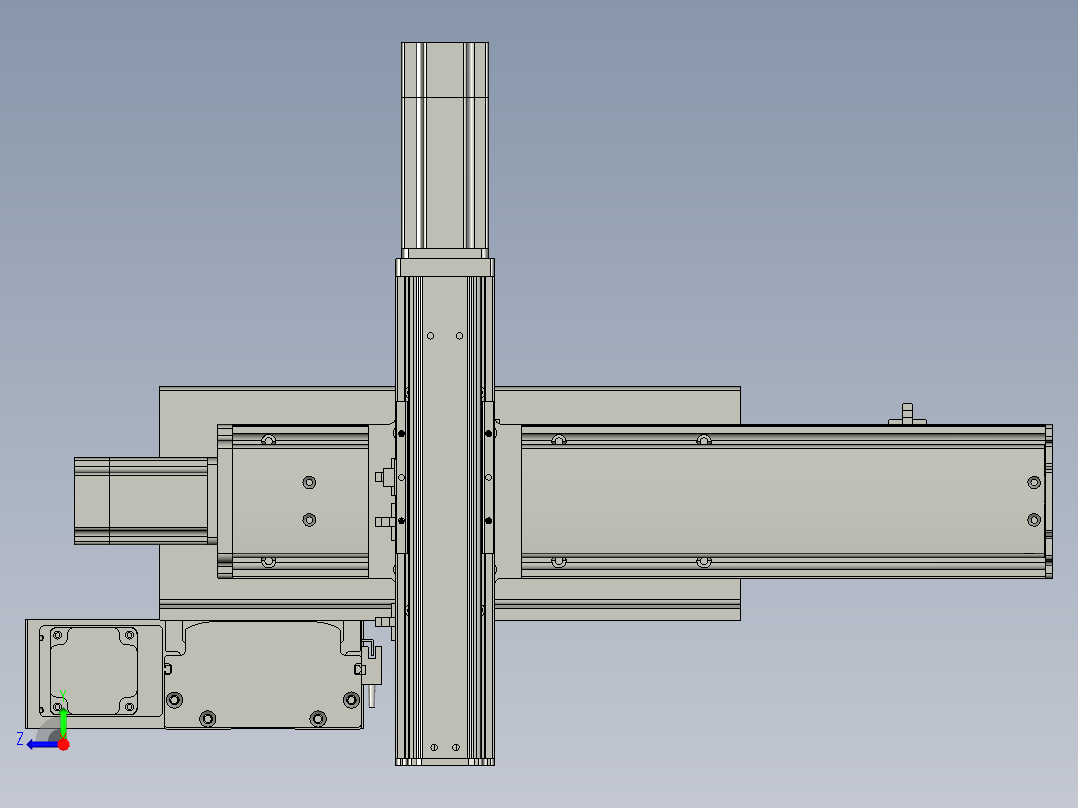 三轴悬臂八十TL135-S700XTL106X320XTL68-S100右视图