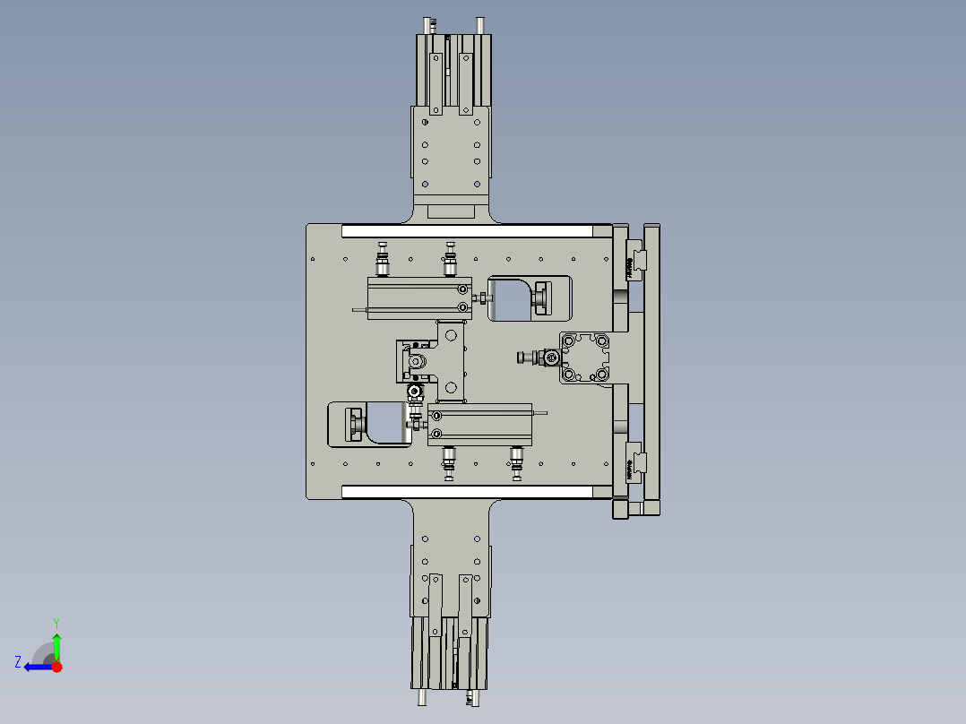 NM16076-10-06折长边机构右视图