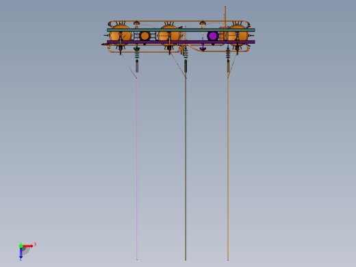 电线杆变压器托架构件装置俯视缩略图