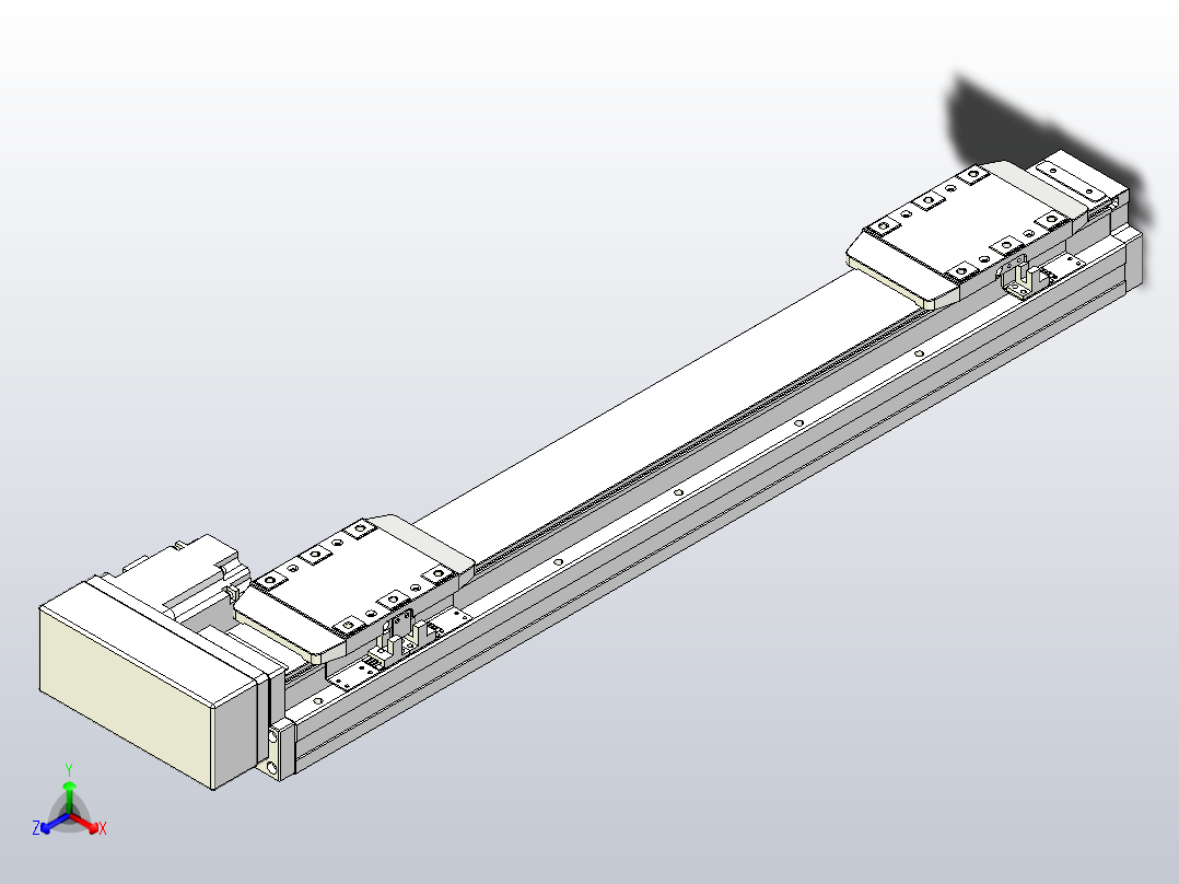 滚珠丝杠线性轴TPA-GCRS-80-1610C-L150-MR-M20-N3主视图