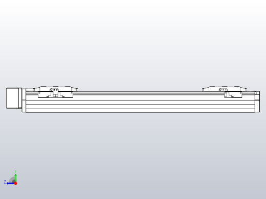 滚珠丝杠线性轴TPA-GCRS-80-1610C-L150-MR-M20-N3右视缩略图