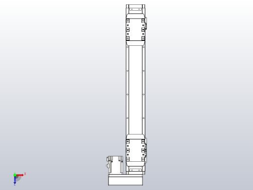 滚珠丝杠线性轴TPA-GCRS-80-1610C-L150-MR-M20-N3俯视缩略图