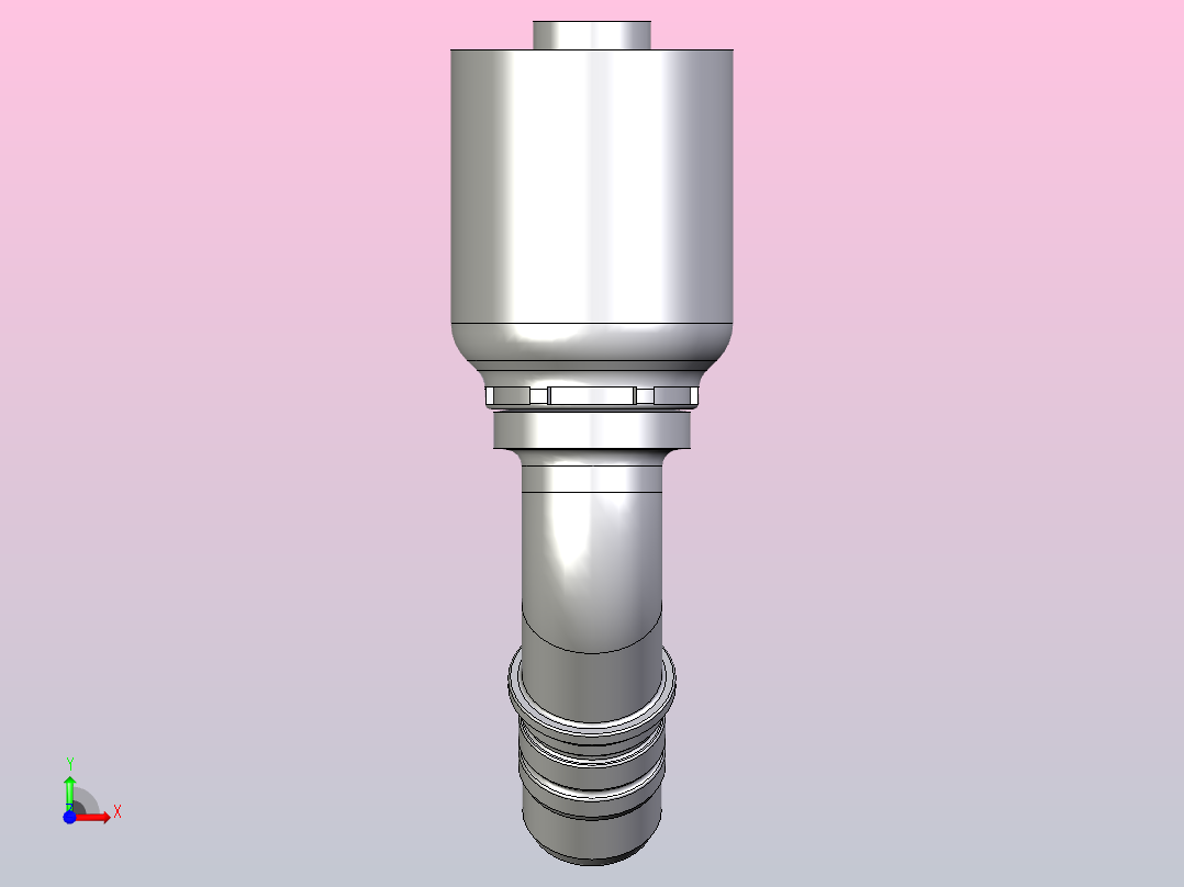 标准液压接头1EU43-18-10前视图