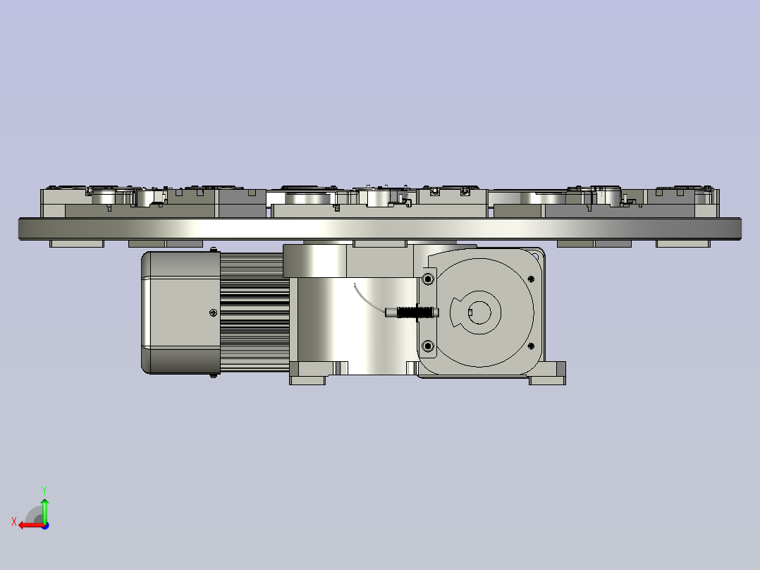 IDK80040B100A-转盘安装装置后视图
