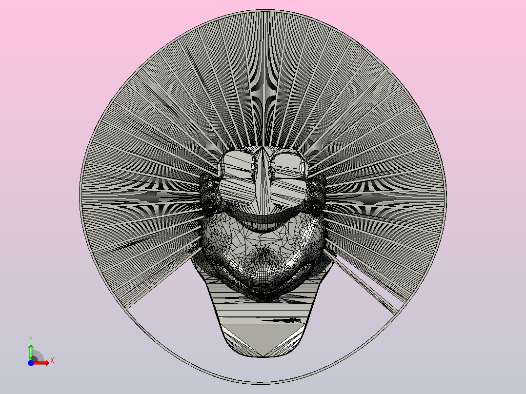 酷炫男孩（或女孩）前视图